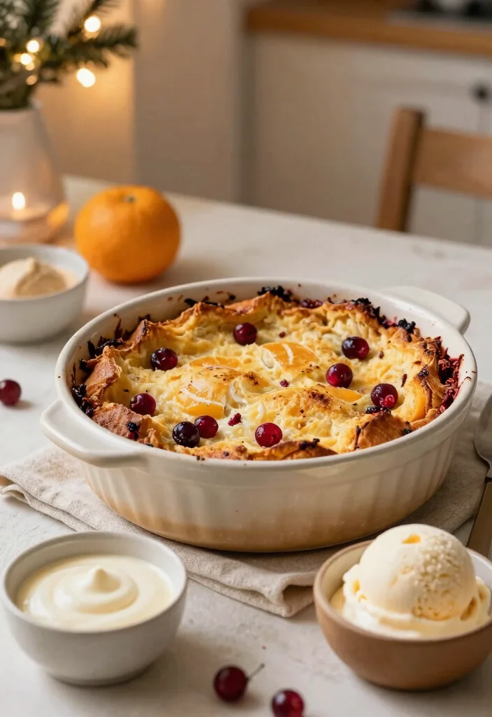 17 Cranberry Orange Sourdough Bread Ideas Bright Artisan Loaves - 5. Cranberry Orange Sourdough Bread Pudding 1