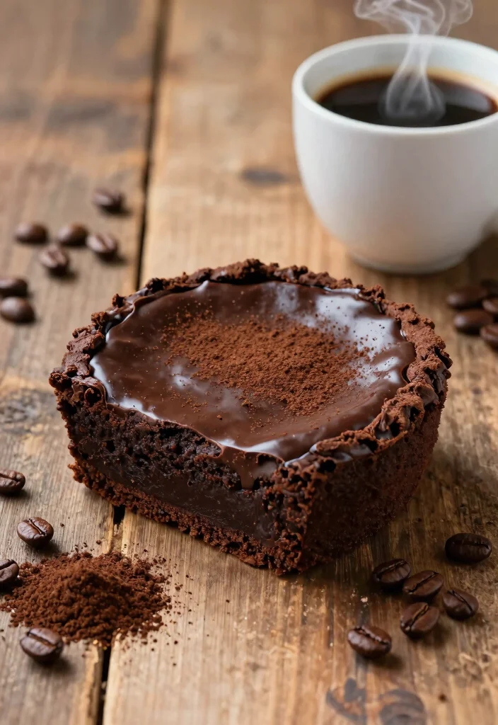 17 Fudge Brownie Pie Ideas: Rich Decadent Dessert - 7. Espresso Fudge Brownie Pie 1