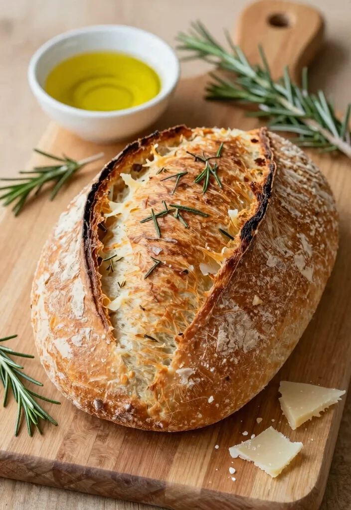 17 Italian Herb and Cheese Sourdough Bread Ideas Bakery Style - 1. Rosemary and Parmesan Delight 1