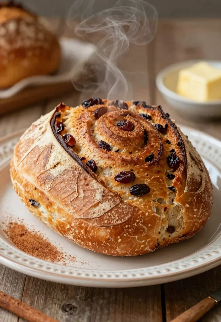 17 Italian Herb and Cheese Sourdough Bread Ideas Bakery Style - 16. Cinnamon and Raisin Surprise 1