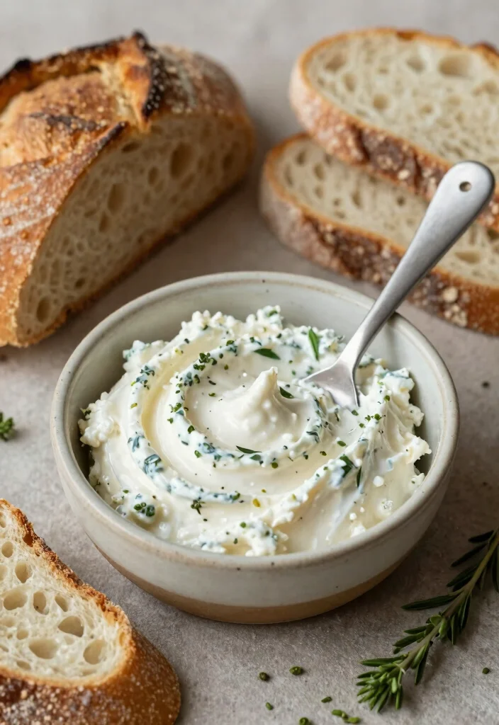 17 Italian Herb and Cheese Sourdough Bread Ideas Bakery Style - 17. Herb Goat Cheese Spread 1
