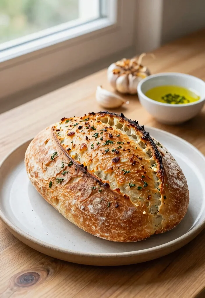 17 Italian Herb and Cheese Sourdough Bread Ideas Bakery Style - 3. Garlic and Herb Medley 1