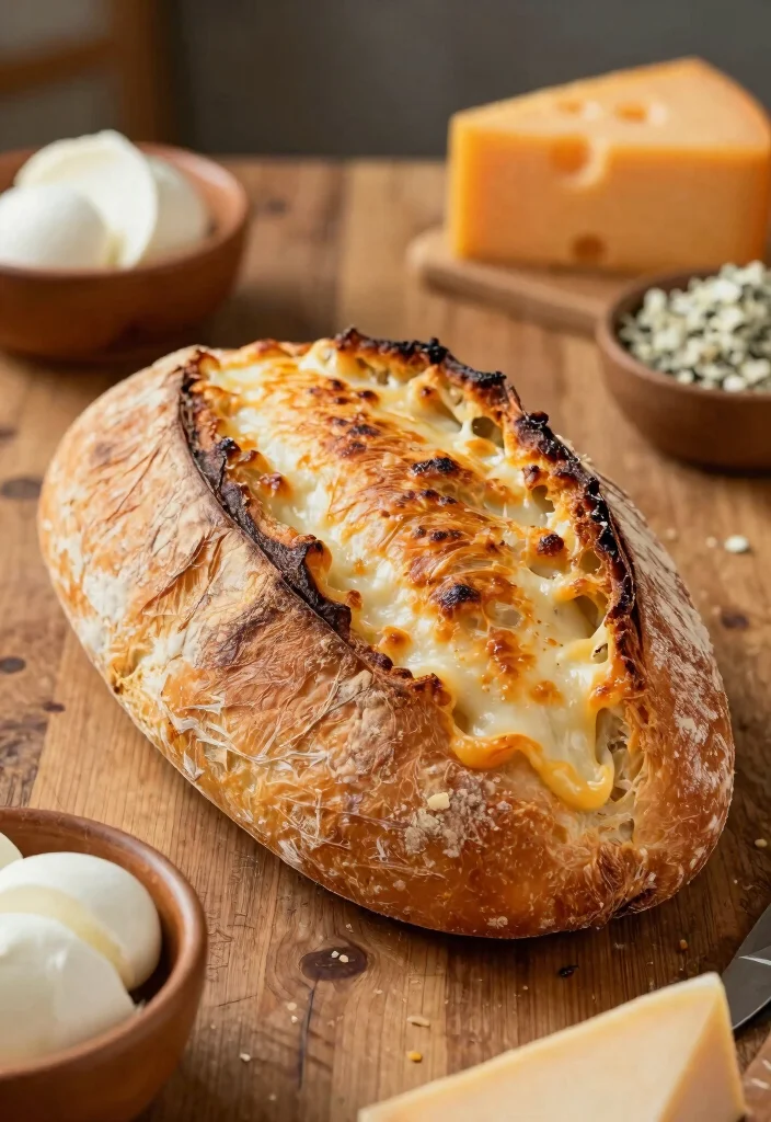 17 Italian Herb and Cheese Sourdough Bread Ideas Bakery Style - 4. Classic Four Cheese Blend 1