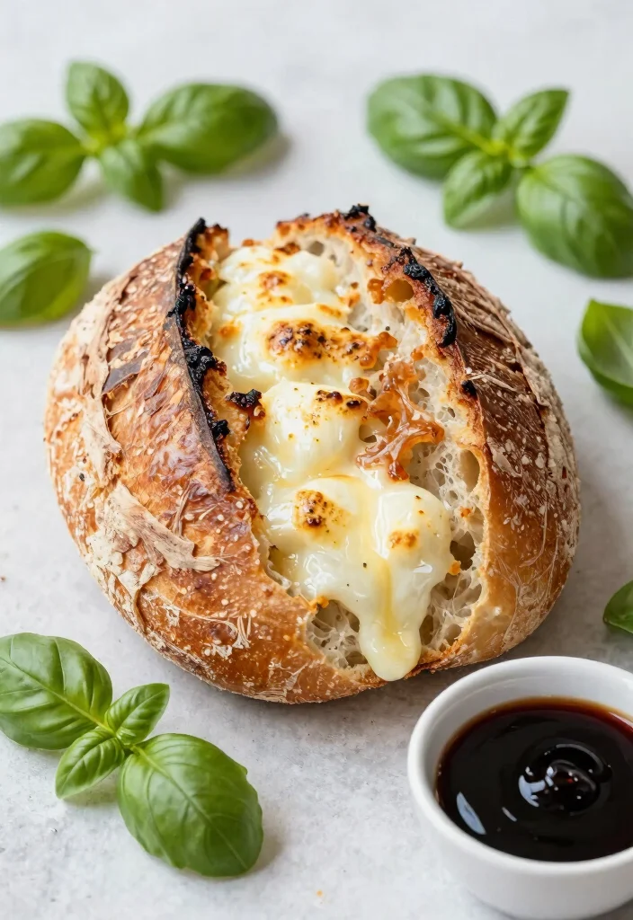 17 Italian Herb and Cheese Sourdough Bread Ideas Bakery Style - 5. Basil and Mozzarella Bliss 1