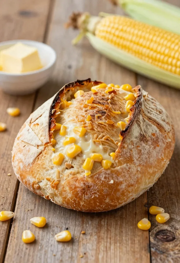 17 Italian Herb and Cheese Sourdough Bread Ideas Bakery Style - 9. Sweet Corn and Cheddar 1