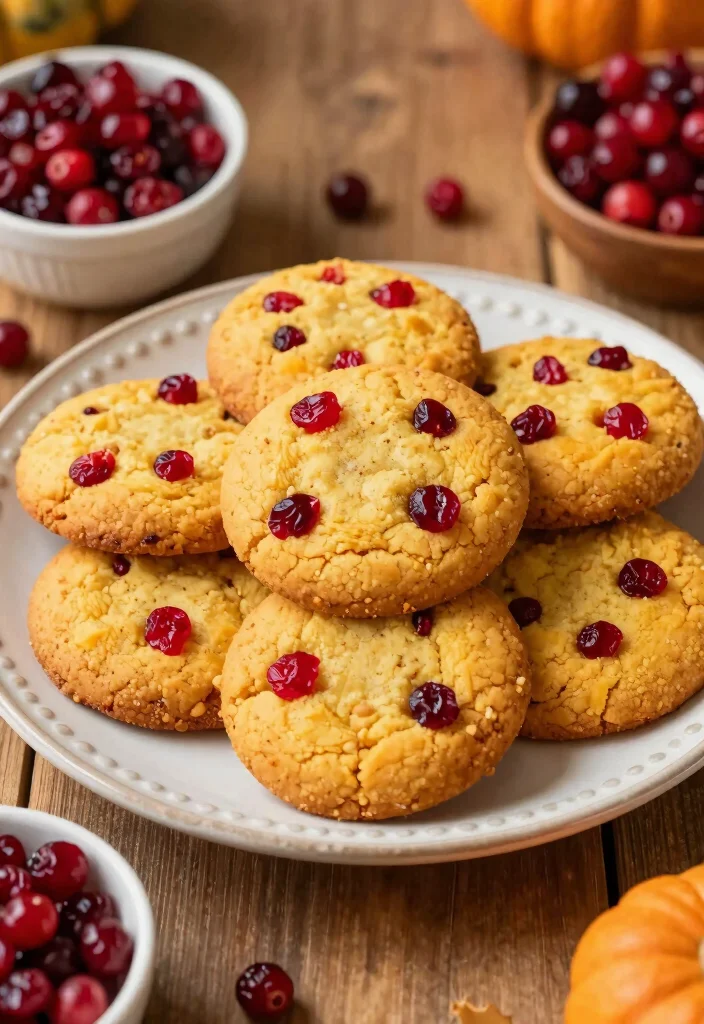 17 Pumpkin Cookie Recipe Ideas: Soft Spiced Fall Treats - 16. Pumpkin Cranberry Cookies 1