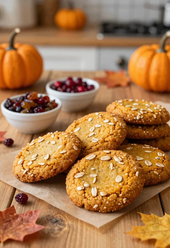 17 Pumpkin Cookie Recipe Ideas: Soft Spiced Fall Treats - 2. Pumpkin Oatmeal Cookies 1