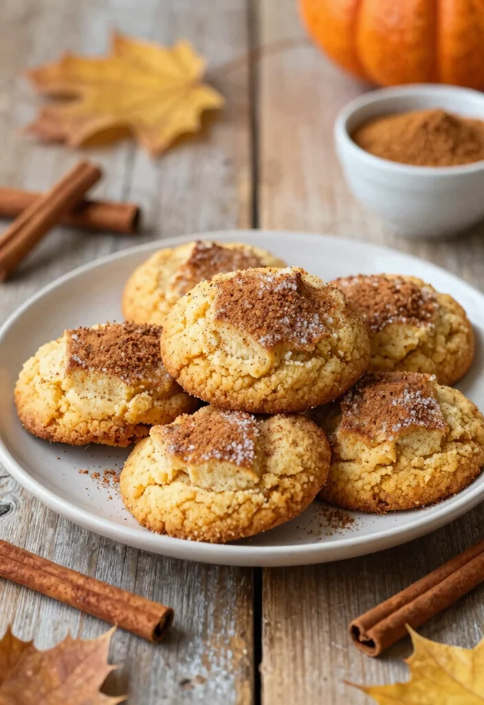 17 Pumpkin Cookie Recipe Ideas: Soft Spiced Fall Treats - 4. Pumpkin Snickerdoodles 1