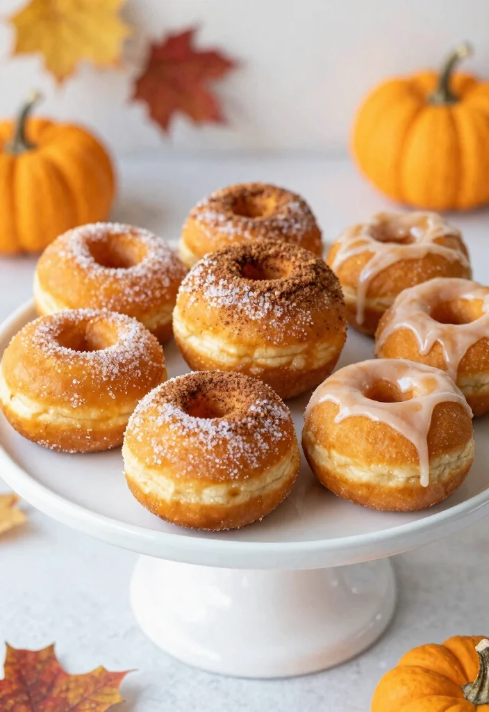 17 Pumpkin Spice Sourdough Bread Ideas Cozy Fall Loaves - 10. Pumpkin Spice Sourdough Doughnuts 1