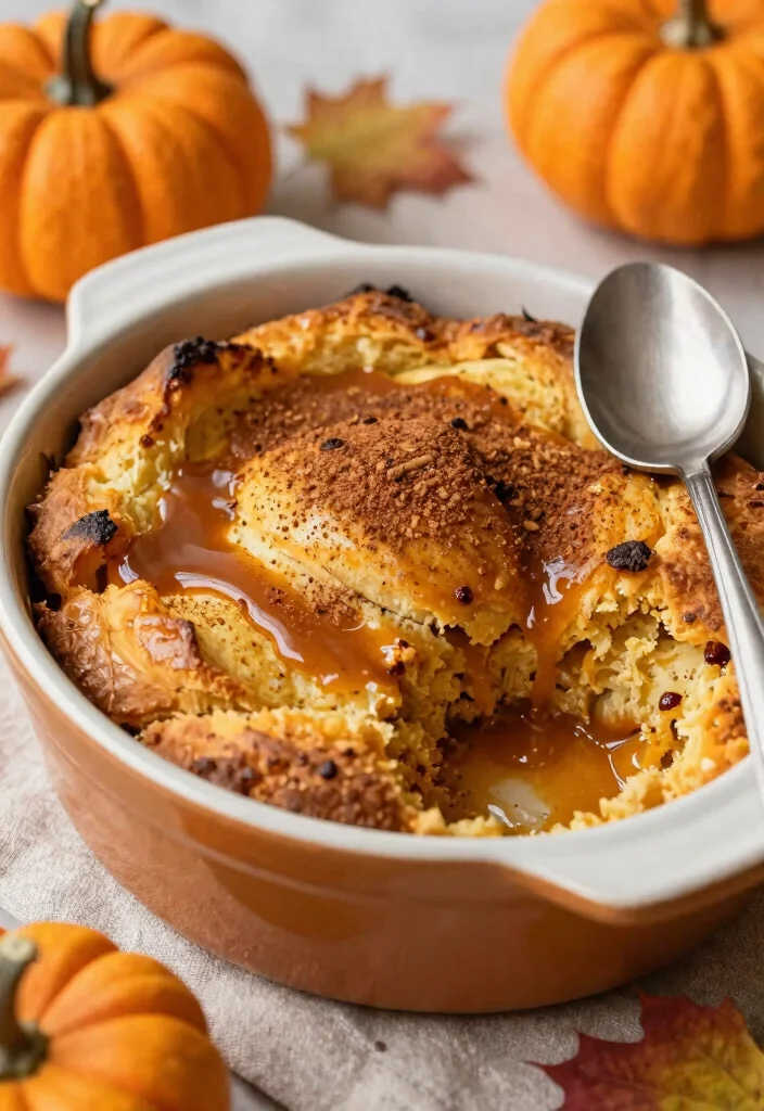 17 Pumpkin Spice Sourdough Bread Ideas Cozy Fall Loaves - 11. Pumpkin Spice Sourdough Bread Pudding 1