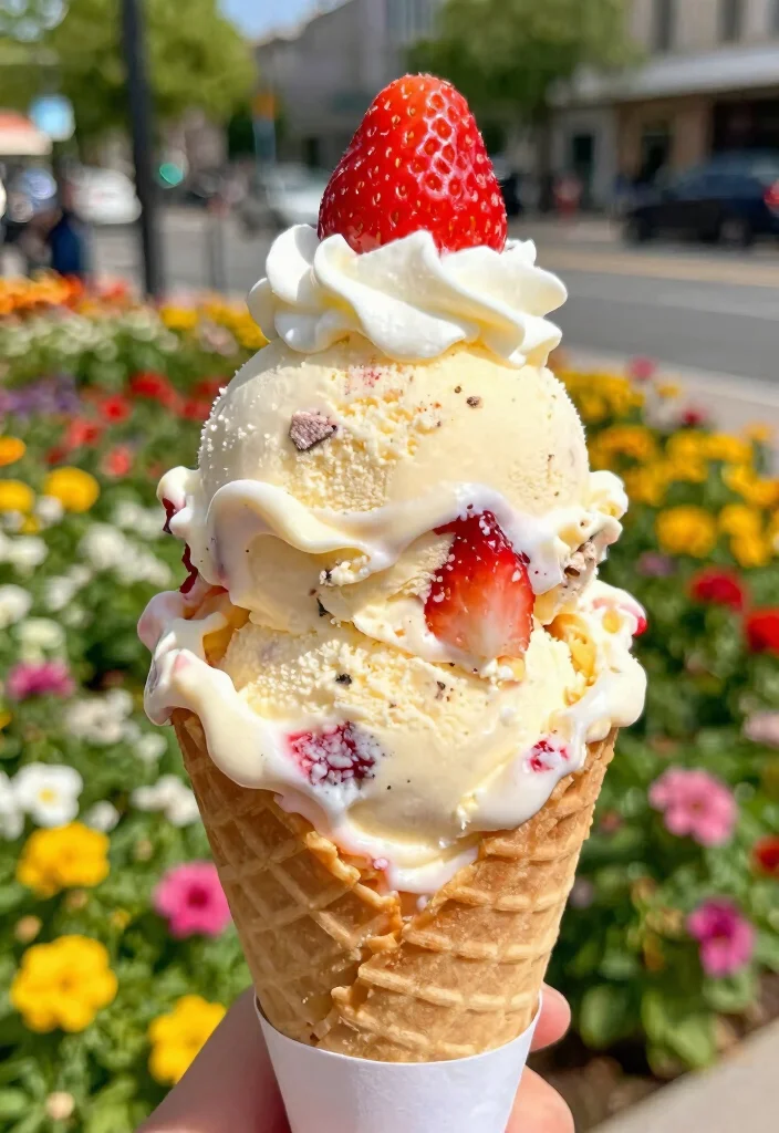 17 Strawberry Shortcake Cheesecake Ideas Fruity Creamy Layers - 6. Strawberry Shortcake Cheesecake Ice Cream 1