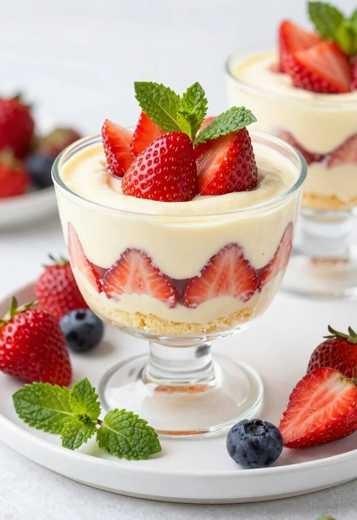 17 Strawberry Shortcake Cheesecake Ideas Fruity Creamy Layers - 8. Strawberry Shortcake Cheesecake Trifle 1