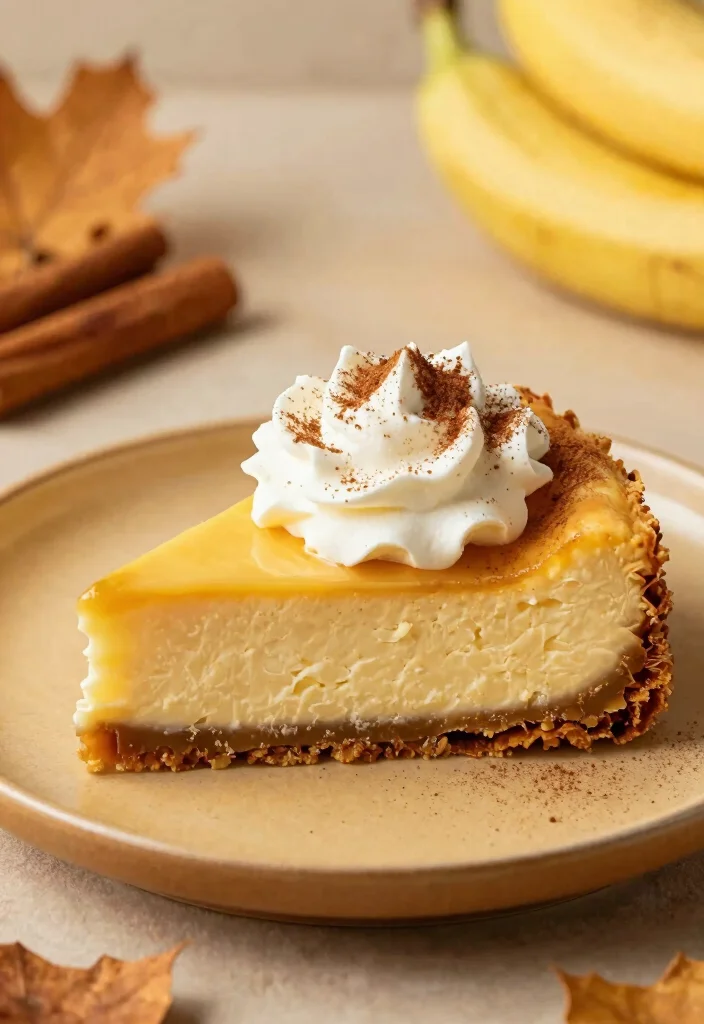 18 Banana Pudding Cheesecake Ideas: Creamy Southern Fusion - 13. Spiced Banana Pudding Cheesecake 1