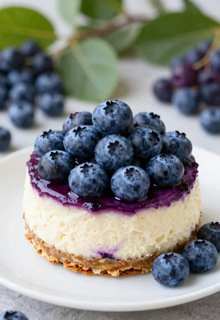 18 Banana Pudding Cheesecake Ideas: Creamy Southern Fusion - 15. Blueberry Banana Pudding Cheesecake 1