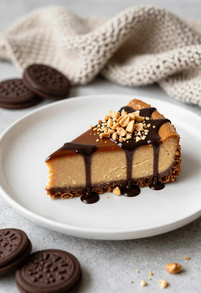 18 Fall Cheesecake Recipes Cozy Seasonal Flavors - 9. Brown Sugar Peanut Butter Cheesecake 1