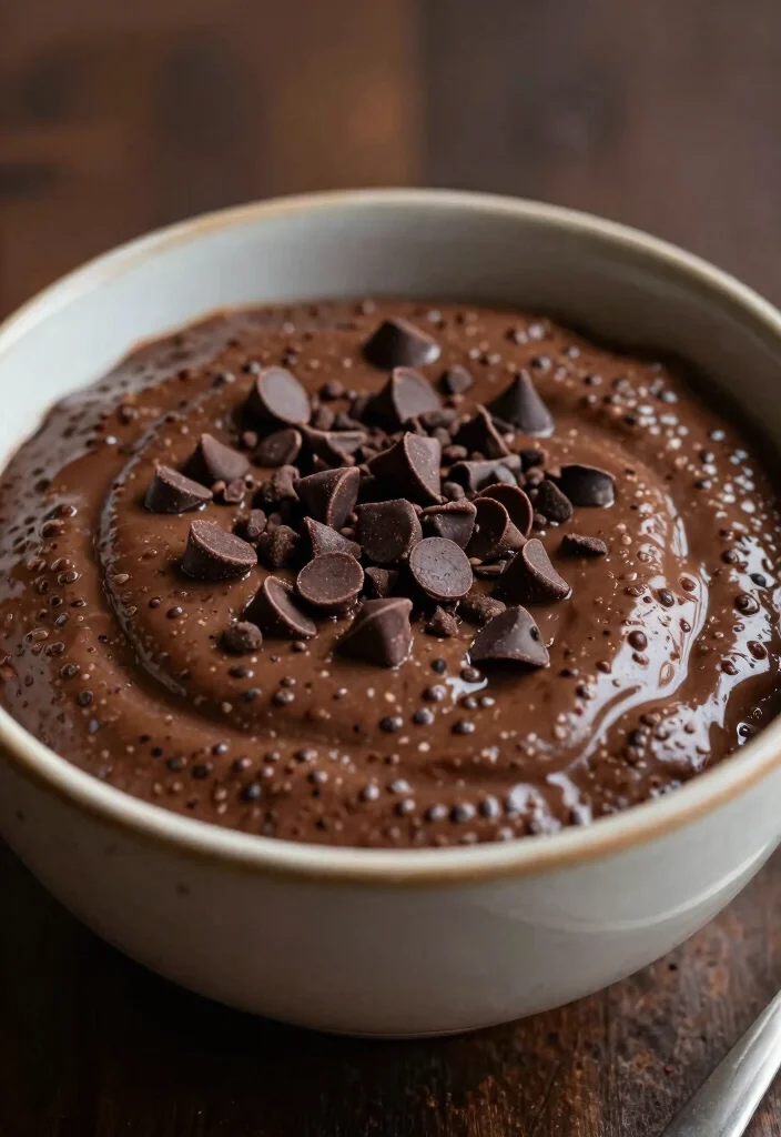 18 High Protein Chia Seed Pudding Ideas Filling Healthy Bowls - 15. Double Chocolate Chia Pudding 1