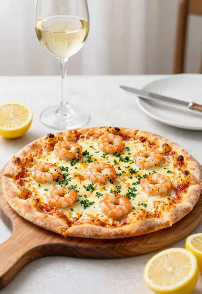 18 Ooni Pizza Oven Recipes Neapolitan Style at Home - 10. Shrimp Scampi Pizza 1