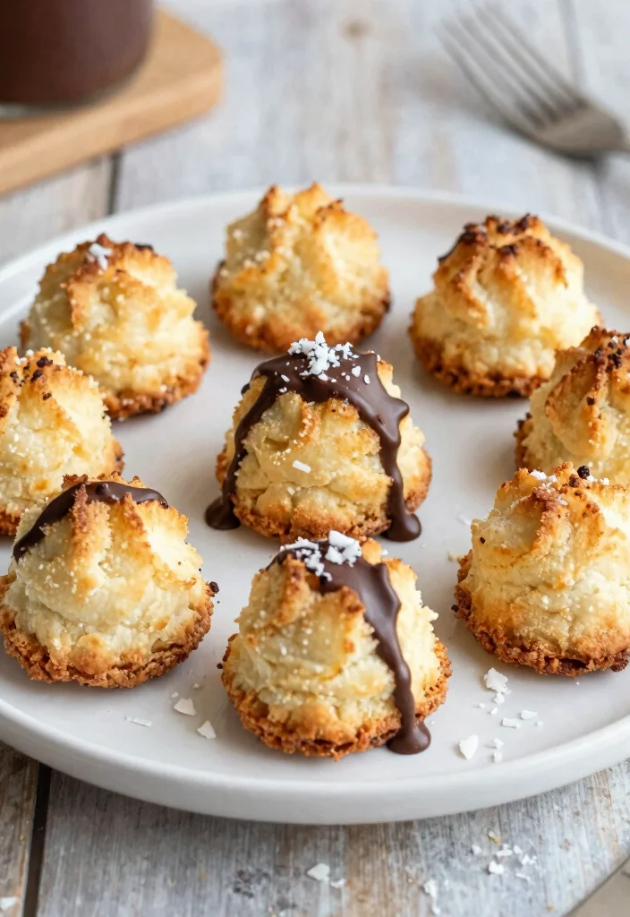 18 Sourdough Recipes Desserts: Sweet Naturally Leavened Treats - 11. Sourdough Coconut Macaroons 1