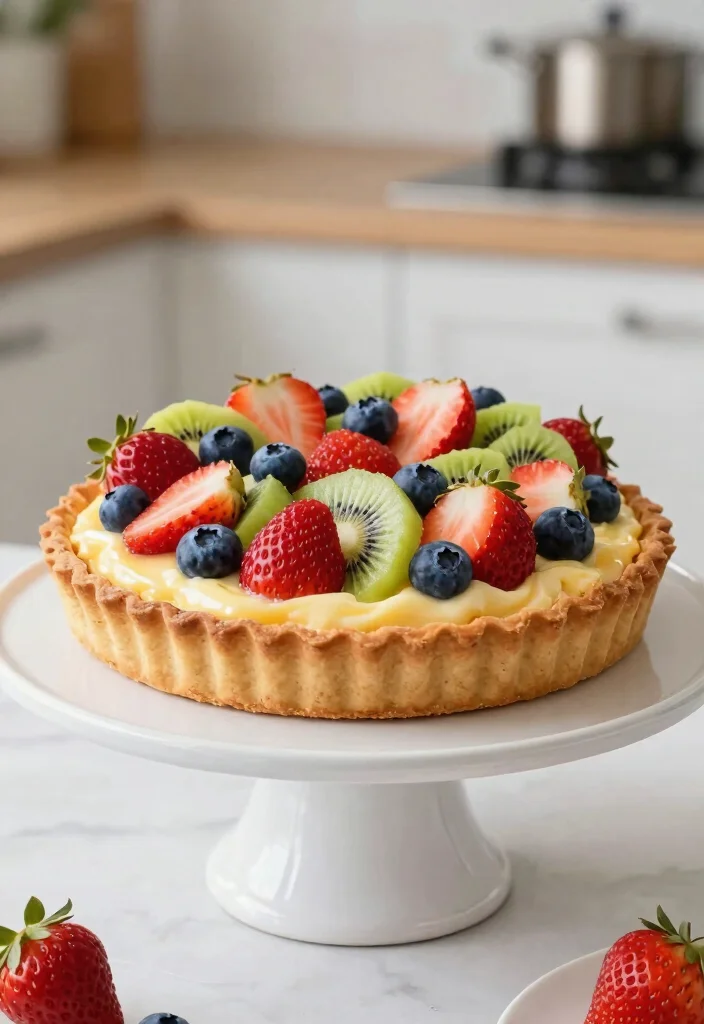 18 Sourdough Recipes Desserts: Sweet Naturally Leavened Treats - 14. Sourdough Fruit Tart 1