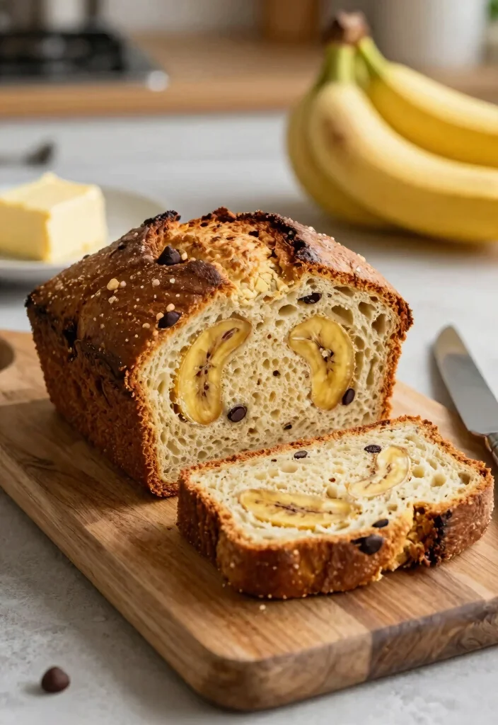 18 Sourdough Recipes Desserts: Sweet Naturally Leavened Treats - 4. Sourdough Banana Bread 1