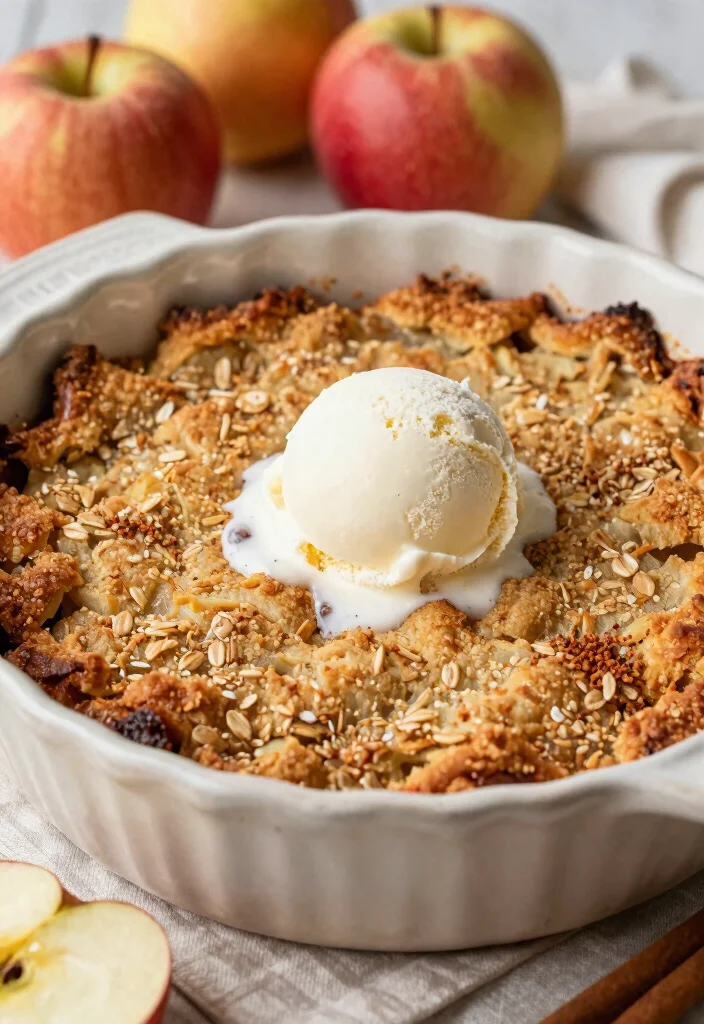 18 Sourdough Recipes Desserts: Sweet Naturally Leavened Treats - 6. Sourdough Apple Crisp 1