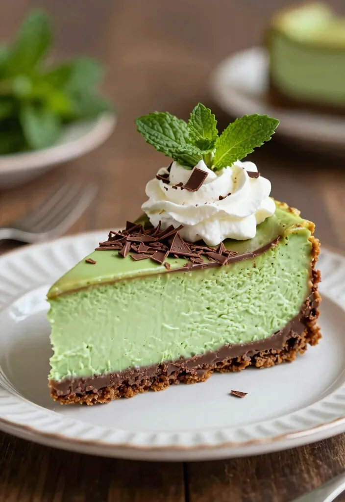 19 Cheesecake Factory Copycat Recipes Restaurant Favorites - 11. Mint Chocolate Cheesecake 1