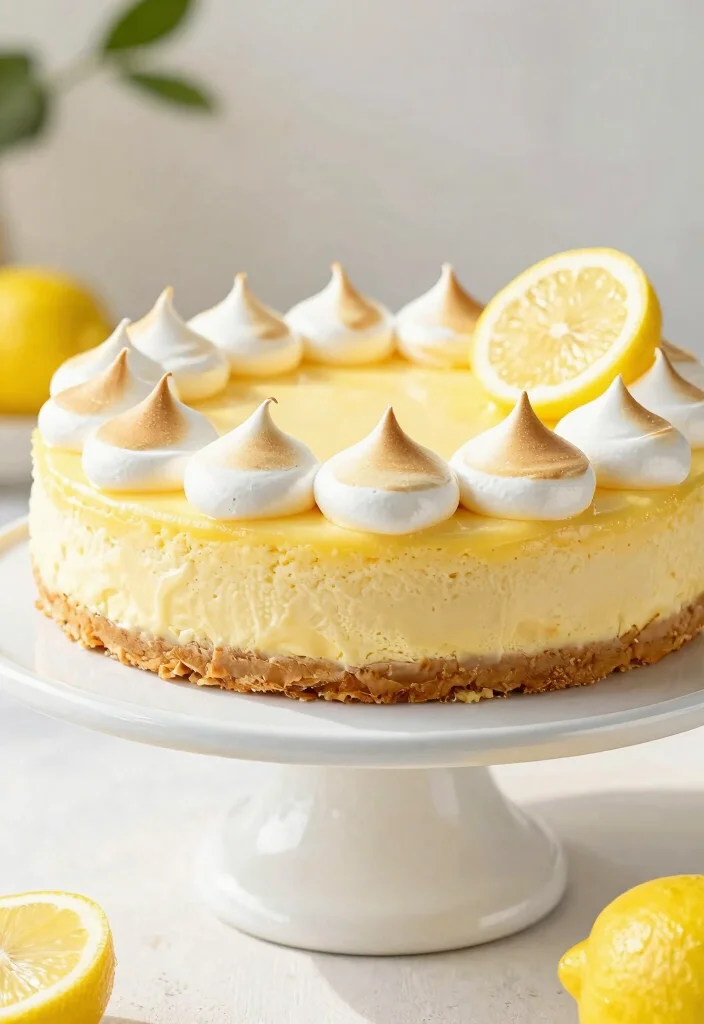 19 Cheesecake Factory Copycat Recipes Restaurant Favorites - 13. Cheesecake Factory Lemon Meringue Cheesecake 1