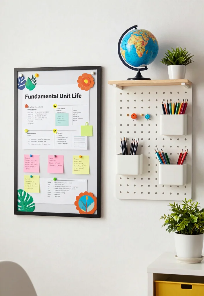 14 The Fundamental Unit of Life Notes Ideas for Creative Study Layout - 9. Functional Decor: Merging Style and Purpose 1