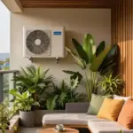 15 AC Outdoor Unit in Balcony Ideas That Hide It Beautifully