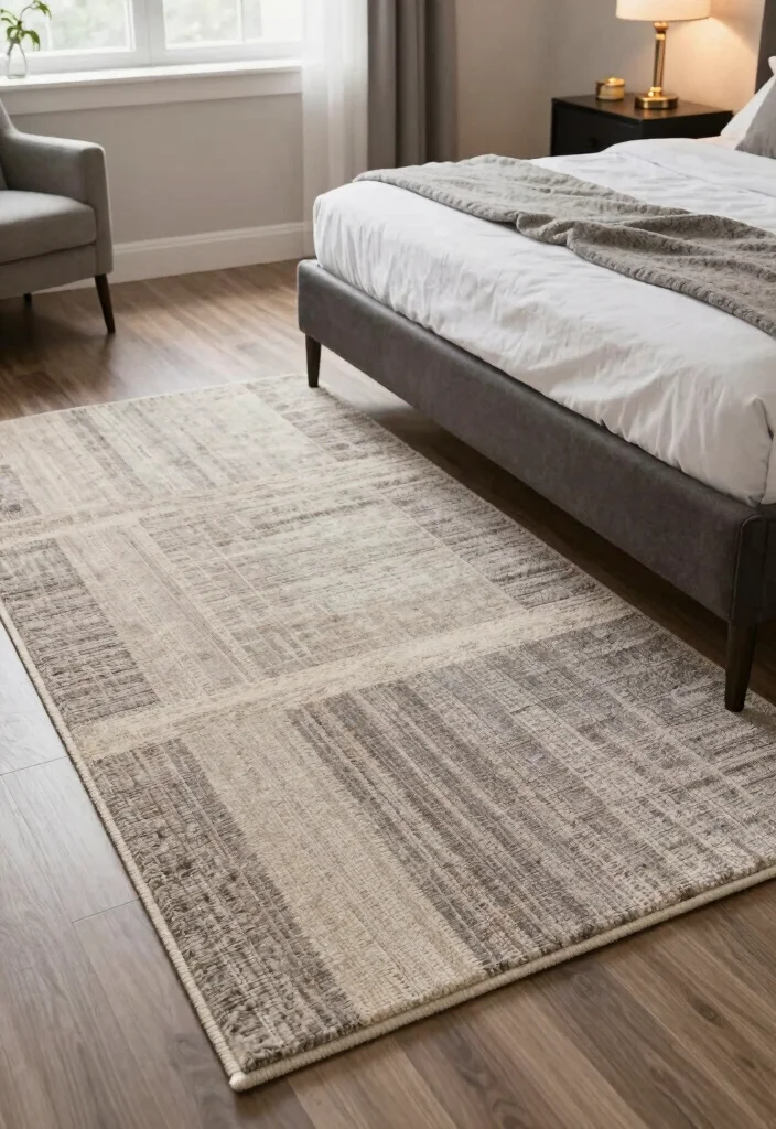 15 Bedroom Rug Aesthetic Ideas That Elevate Your Space - 14. Multi-Functional Rugs for Practical Use 1