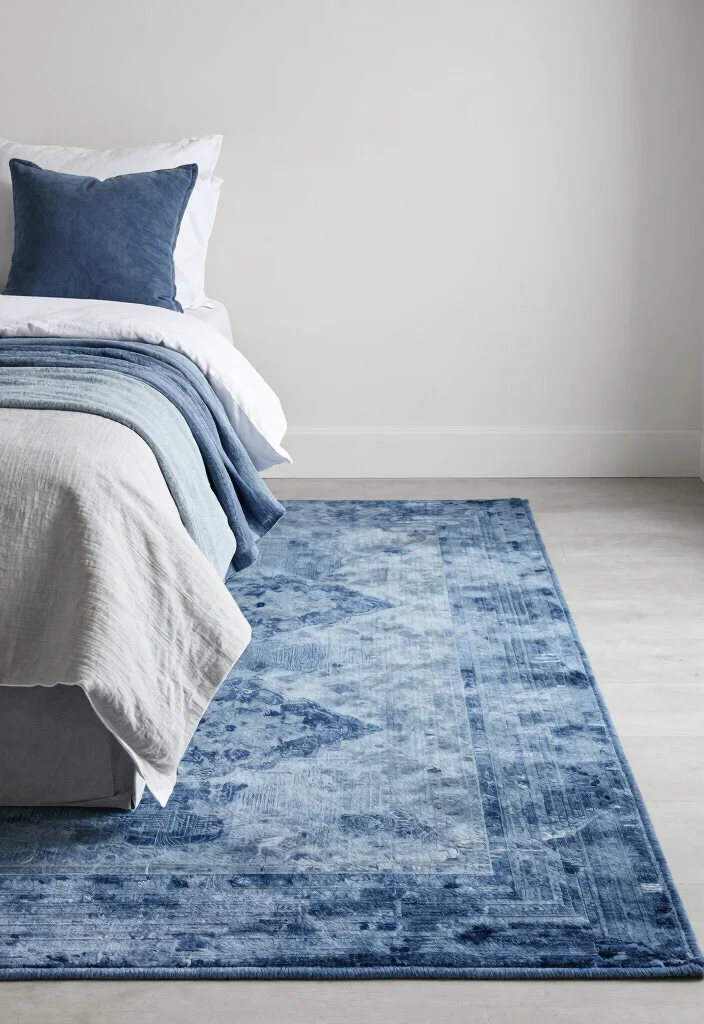 15 Bedroom Rug Aesthetic Ideas That Elevate Your Space - 9. Monochromatic Schemes for Subtle Elegance 1