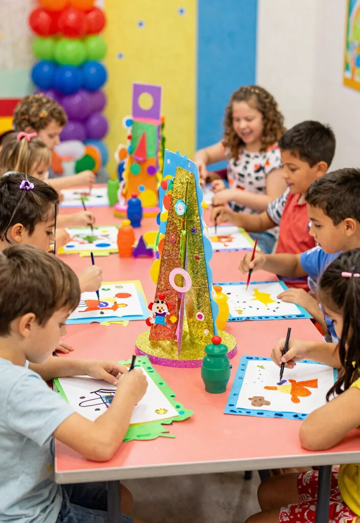 15 Stand de Glitter Para Fiestas Ideas With Sparkly Fun - 11. Interactive Glitter Stands for Kids 1