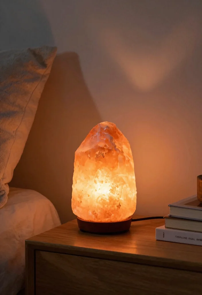 16 Aesthetic Lamp Night Ideas With Cozy Glow Vibes - 11. Himalayan Salt Lamp 1