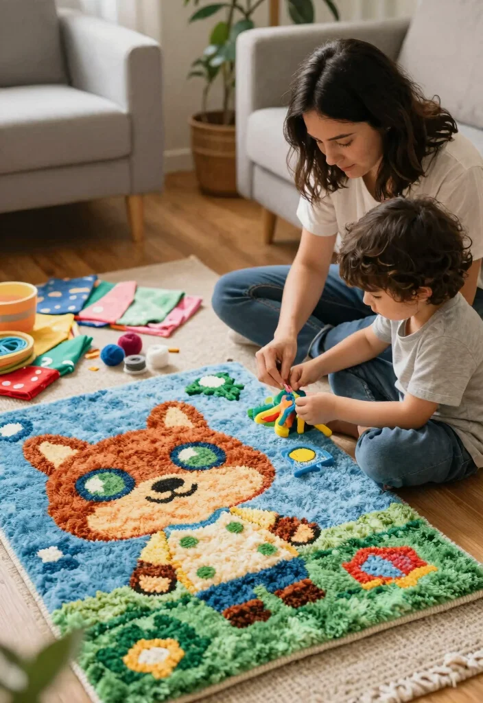 16 Animal Crossing Rug Design Ideas for a Cute Island - 11. DIY Rugs 1
