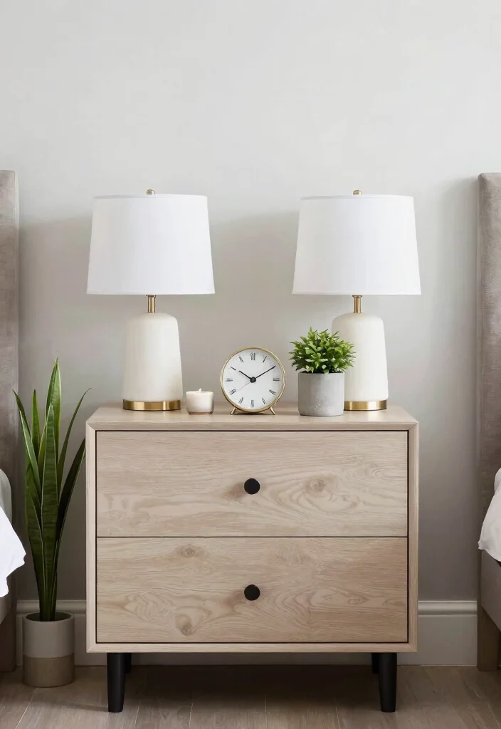 16 Nightstand Styling Ideas That Look Effortlessly Chic - 13. Symmetrical Balancing 1