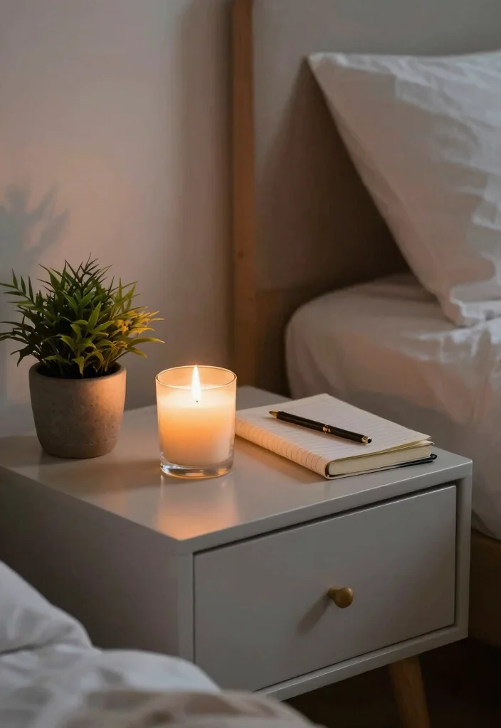 16 Nightstand Styling Ideas That Look Effortlessly Chic - 16. Space for Relaxation 1