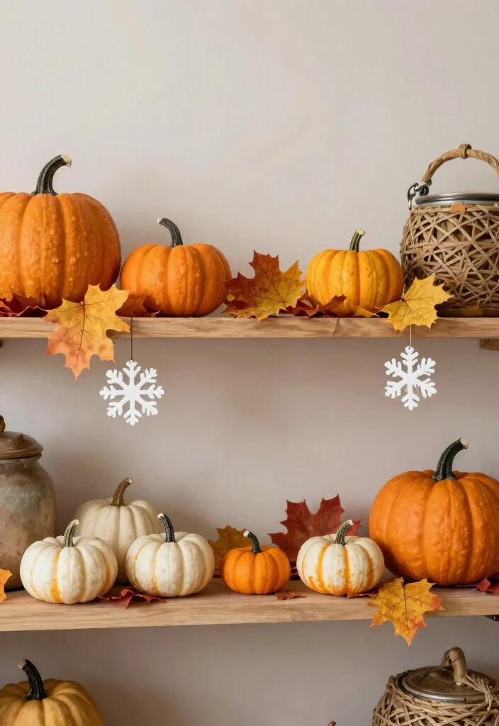 16 Wall Shelf Decor Ideas That Transform Blank Walls - 11. Seasonal Decor Swaps 1