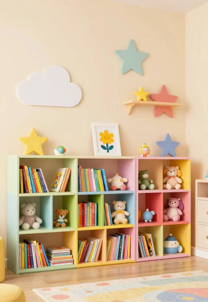 16 Wall Shelf Decor Ideas That Transform Blank Walls - 7. Whimsical Children’s Decor 1