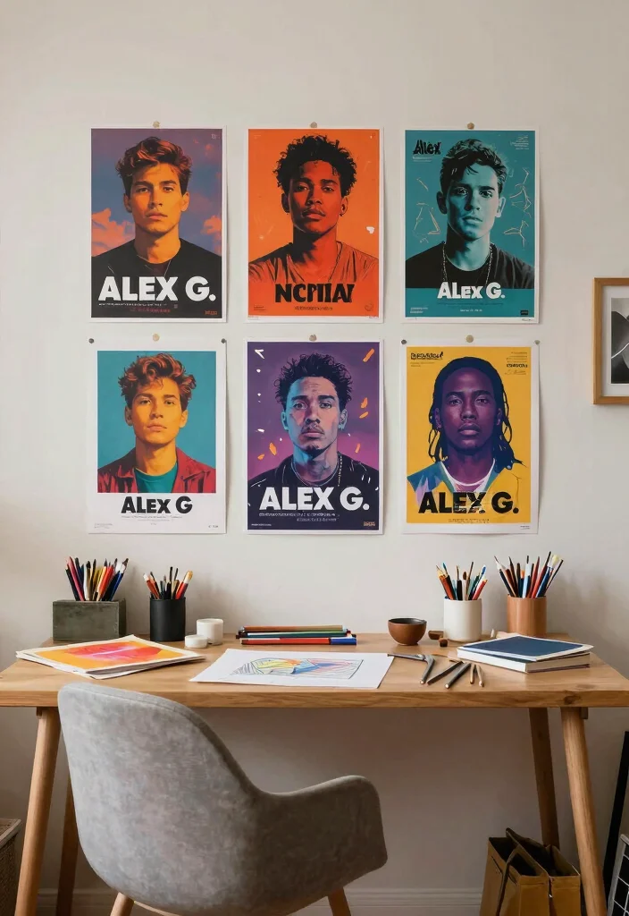 17 Alex G Poster Ideas for an Indie Aesthetic Room - 10. DIY Poster Art 1