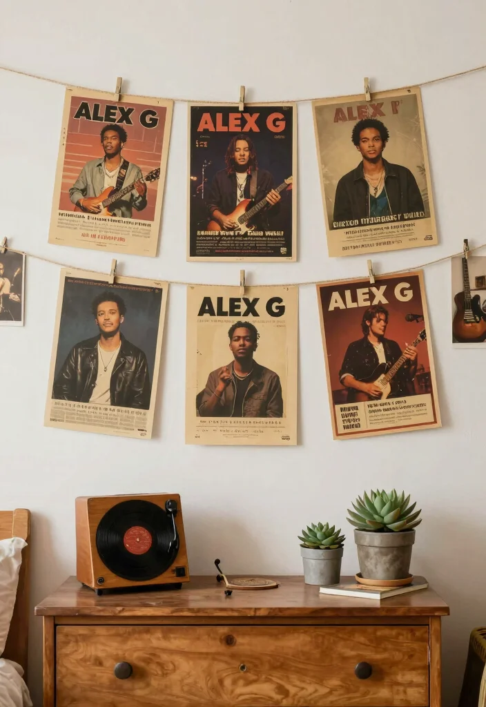17 Alex G Poster Ideas for an Indie Aesthetic Room - 5. Vintage-Fan Aesthetic 1