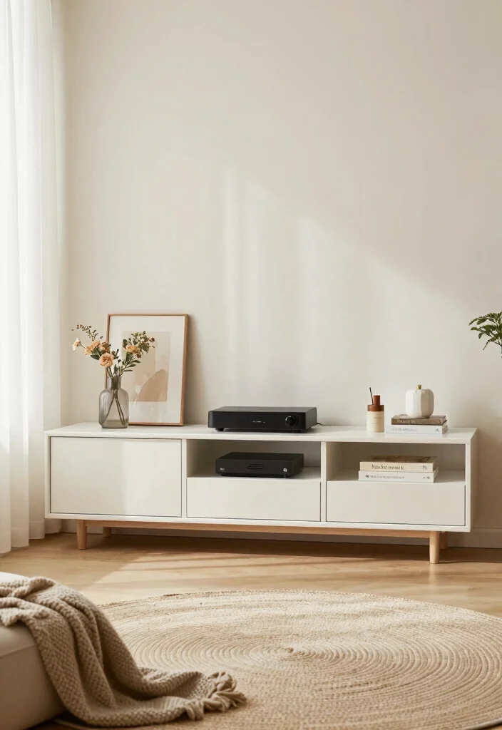 17 Japandi TV Unit Design Ideas With Minimal Warm Style - 3. Multi-functional Designs 1