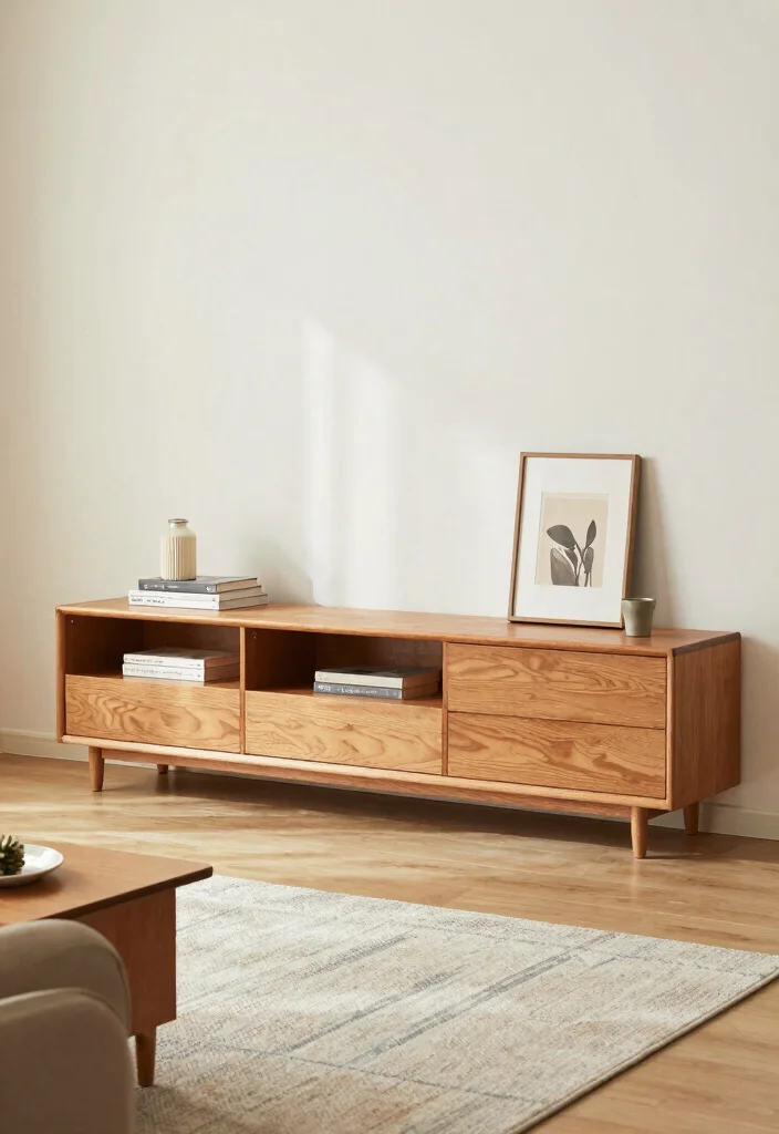 17 Japandi TV Unit Design Ideas With Minimal Warm Style - 9. Modular Designs for Flexibility 1