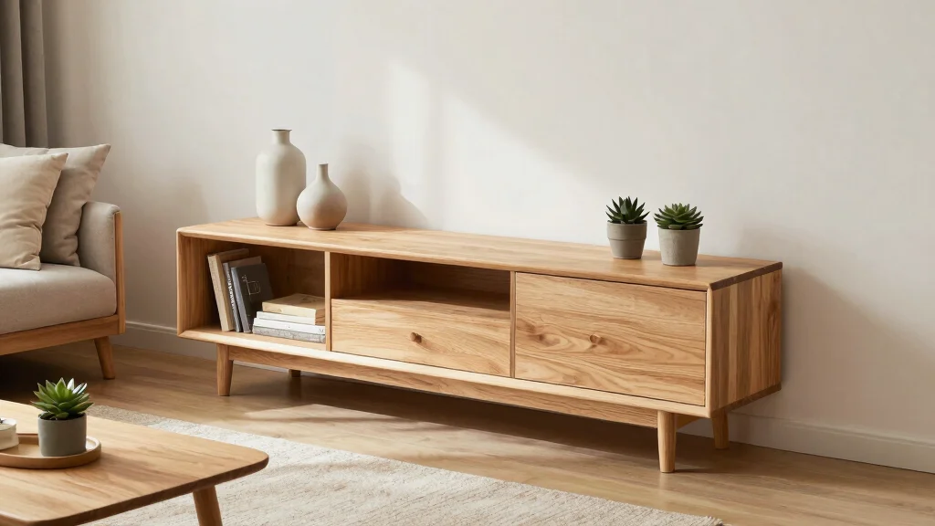 17 Japandi TV Unit Design Ideas With Minimal Warm Style