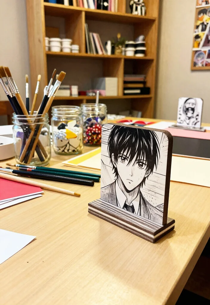 17 Manga Shelf Aesthetic Ideas for a Stylish Display - 11. Crafty DIY Shelf Decor: Handmade Touches 1