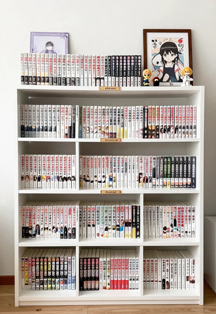 17 Manga Shelf Aesthetic Ideas for a Stylish Display - 5. Themed Collections: Create a Story 1