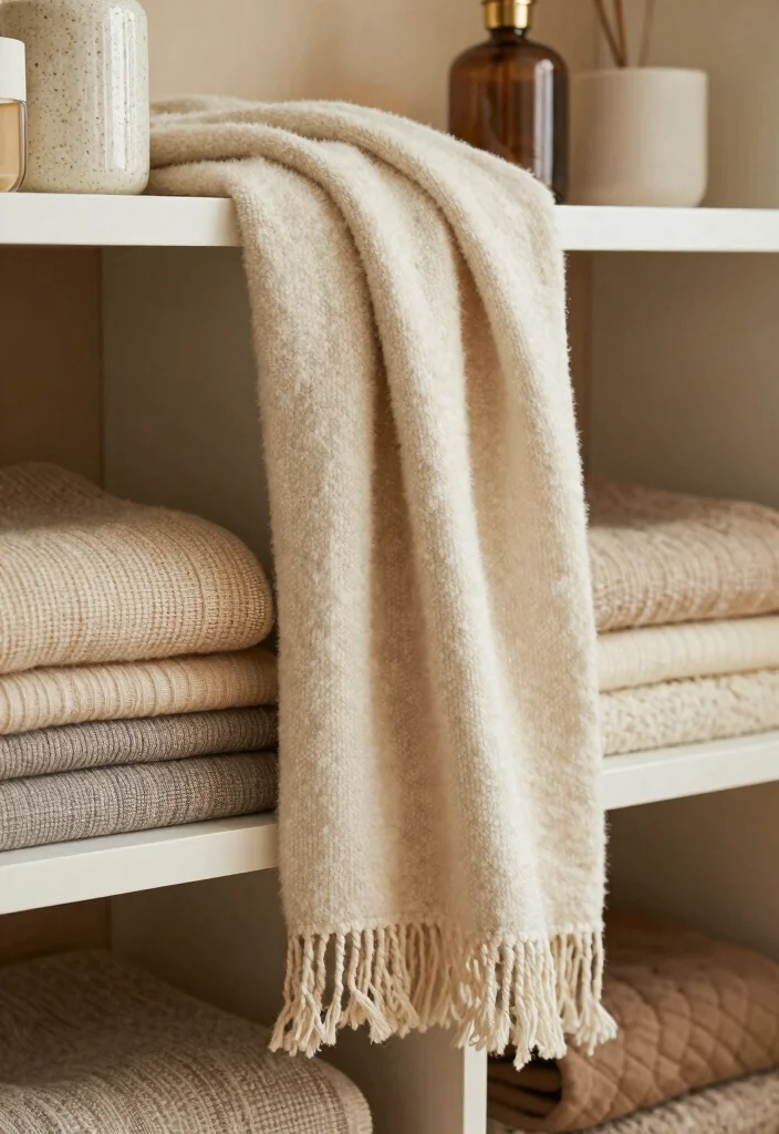 17 Shelf Decor Bedroom Ideas With Cozy Personality - 15. Cozy Layers 1