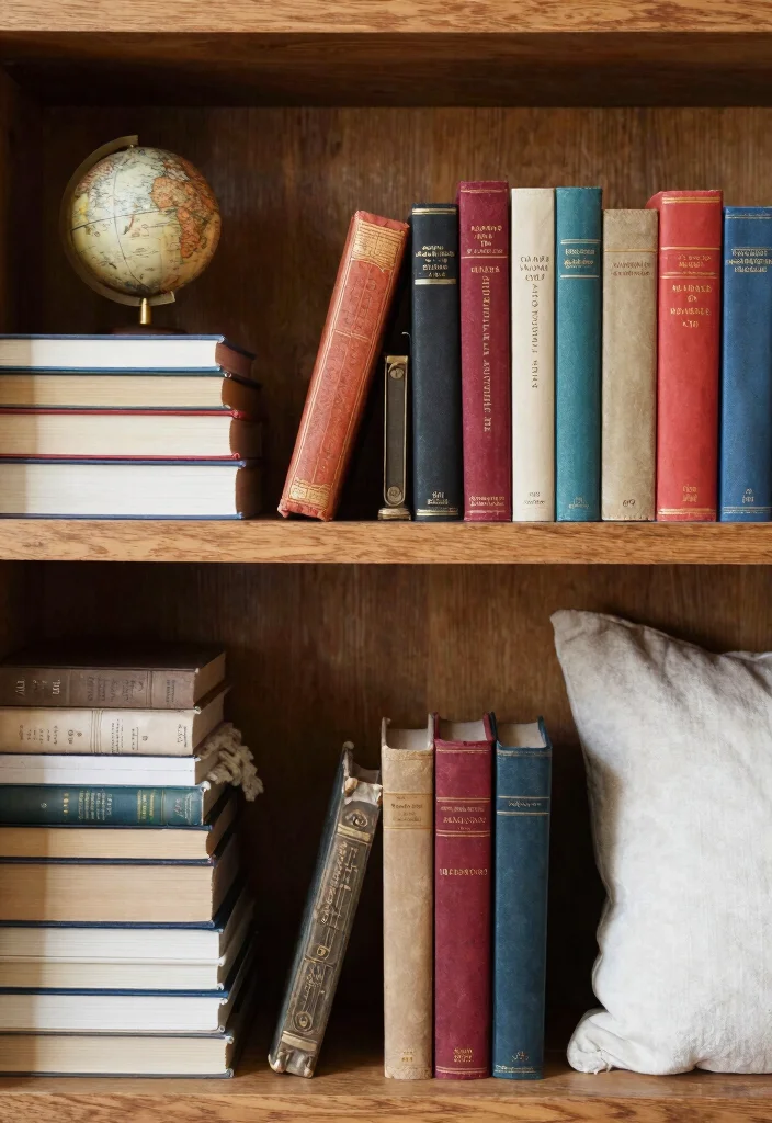 17 Shelf Decor Bedroom Ideas With Cozy Personality - 3. Curated Book Collections 1