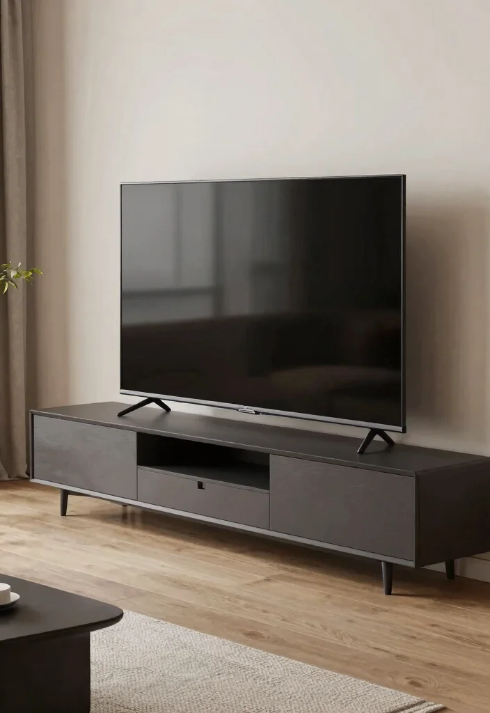 18 TV Unit Design Small Space Ideas That Maximize Style - 18. Incorporating Technology 1