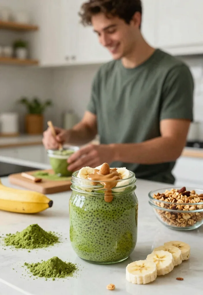 10 Chia Pudding Breakfast Recipes That Hold Layers When Jarred - 3. Matcha Green Tea Chia Pudding 1