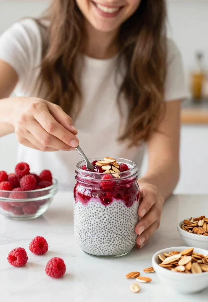 10 Chia Pudding Breakfast Recipes That Hold Layers When Jarred - 6. Raspberry Almond Chia Pudding 1